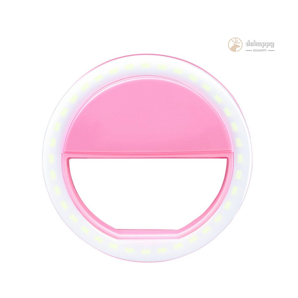 Đèn Led Tròn Kẹp Điện Thoại Hỗ Trợ Chụp Ảnh Selfie