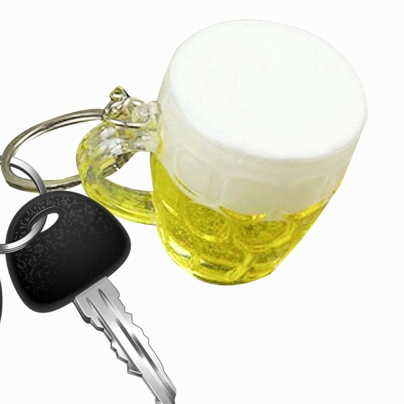 Móc khóa hình ly bia sáng tạo