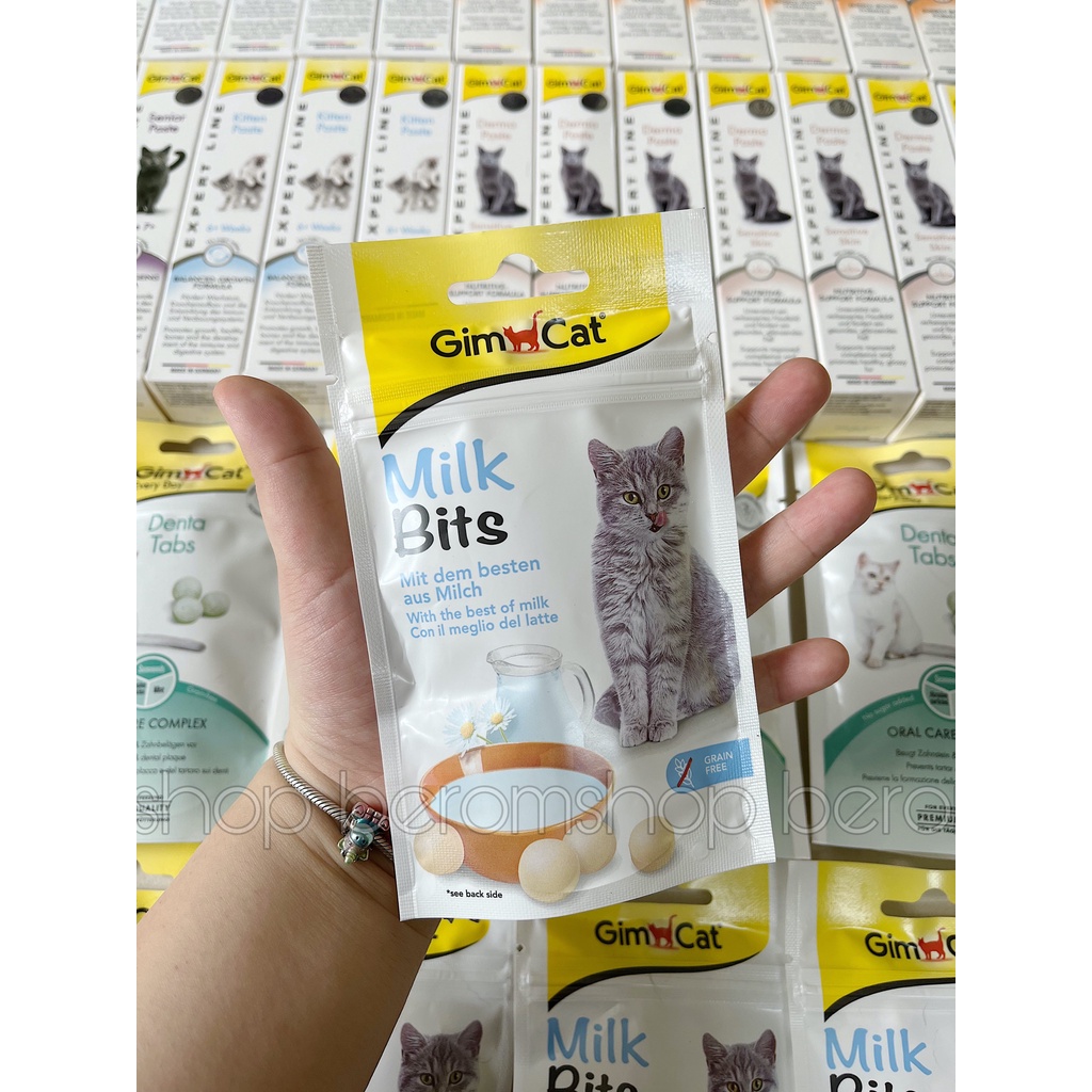 VIÊN GIMCAT MILKBITS SỮA CHO MÈO 40G NHẬP ĐỨC GIÁ CỰC RẺ