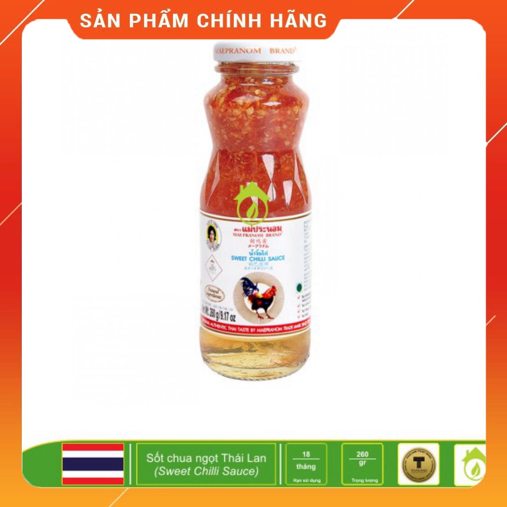 Sốt Tương Ớt Chua Ngọt Mae Pronnom Sweet Chilli Sauce Thái Lan