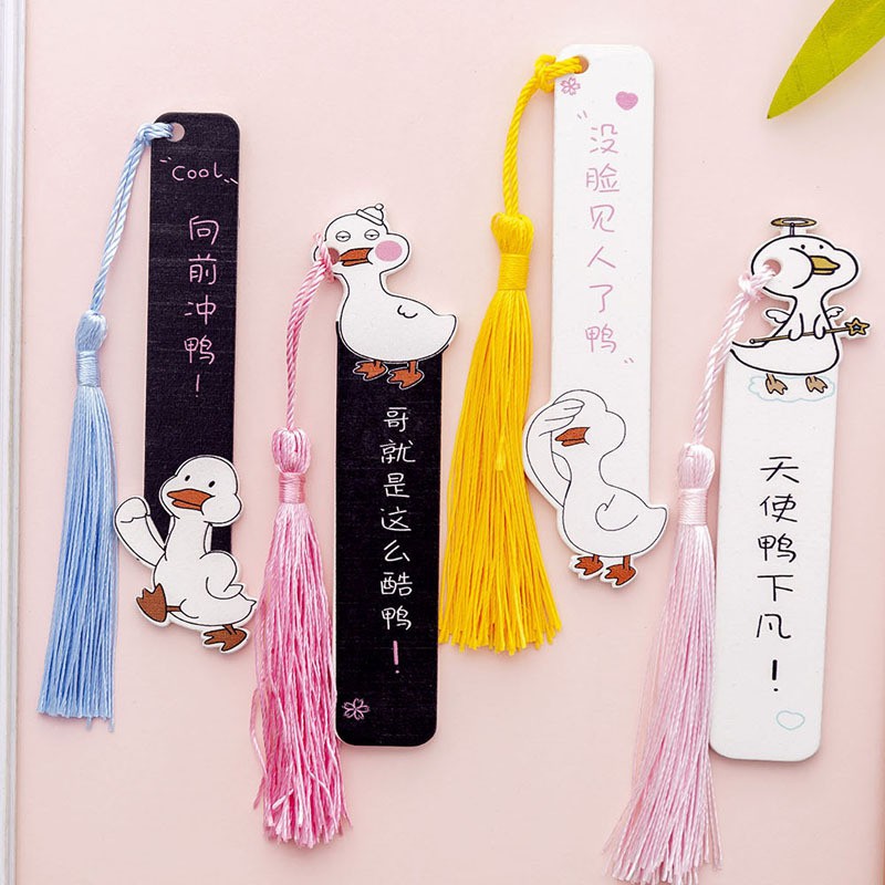 Thước kẻ, Bookmark học sinh kèm tua rua cute