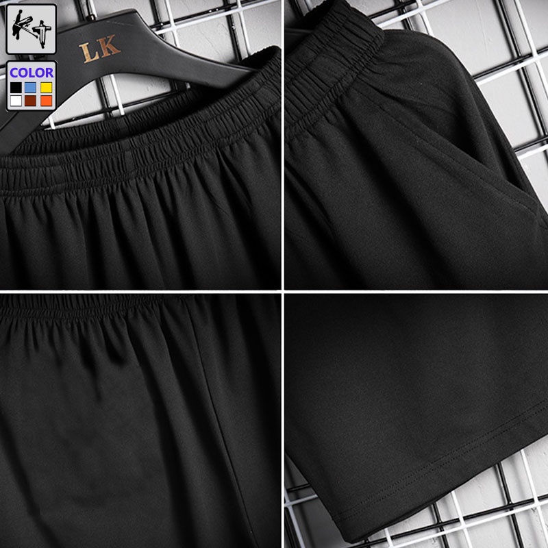 Set áo thun tay ngắn + quần đùi KT KTZ9016 in hình gấu trúc độc đáo có size lớn M-8XL thoải mái cho nam