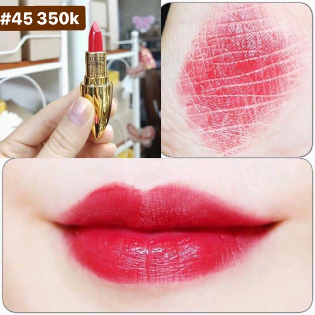 Son môi chính hãng Whoo Mi Luxury Lip Rouge mini màu 45 đỏ tươi/ quà tặng ý nghĩa - mỹ phẩm Ohui công ty