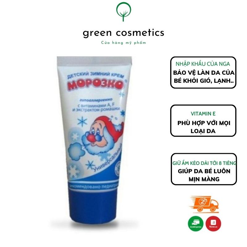 Kem Nẻ Cho Bé MOPO3KO Ông Già Tuyết Tuýp 50ml Dưỡng Da Cấp Ẩm Chiết Xuất Hoa Cúc Chính Hãng Nga