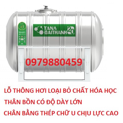 Bồn nước nằm Tân Á Đại Thành 20, bảo hành 20 năm