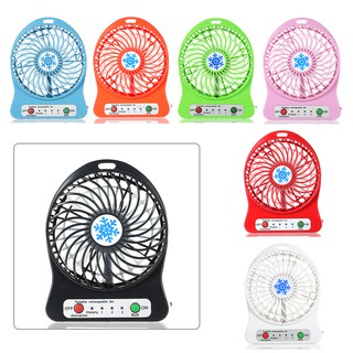 Quạt để bàn có gắn đèn LED chiếu sáng sành điệu tiện dụng