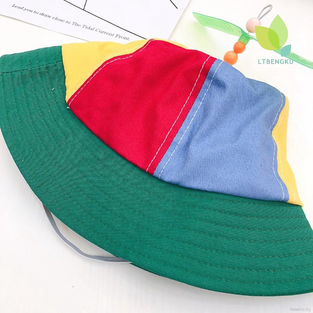 Mũ tai bèo nhiều màu sắc phối chong chóng dành cho trẻ em