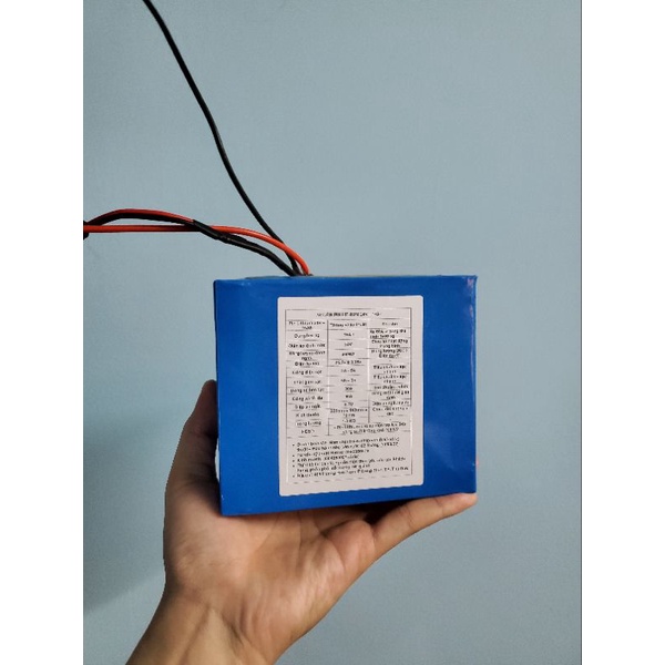 Pin Lithium ion 12V 20Ah Dòng Xả Cao pin 18650 Chính hãng, ứng dụng ô tô xe điện trẻ em, Lưu trữ NLMT, loa, quạt, đèn