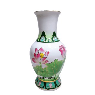 BÌNH BÔNG,LỌ HOA HOA SEN NỔI CAO 20CM,26CM,30CM