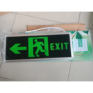 Đèn Exit 2 Mặt lối thoát hiểm chỉ 1 hướng