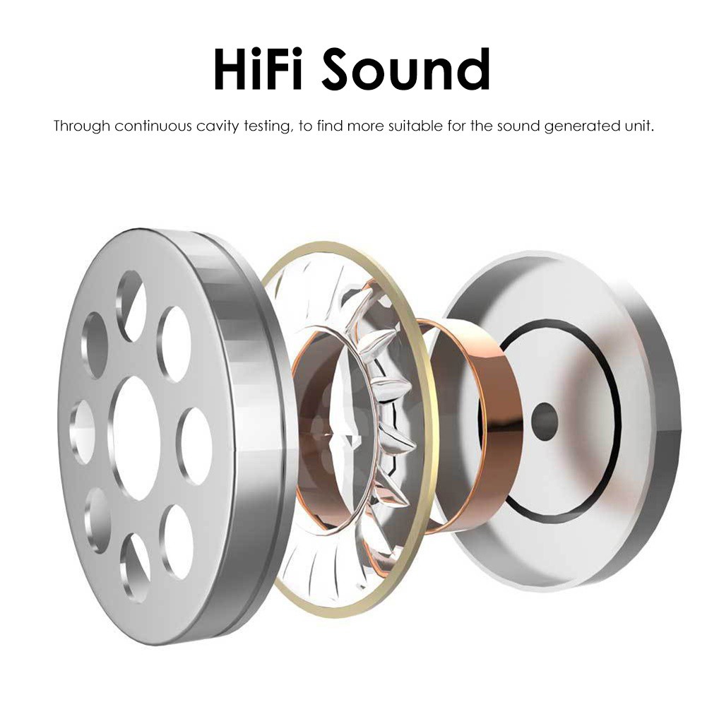 Tai Nghe Nhét Tai Hel + 3.5mm Hifi Có Dây Kèm Mic Cho Điện Thoại / Máy Tính