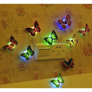Combo 2 đèn led hình bướm dán tường