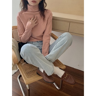 Áo len nữ ôm cổ lọ 784