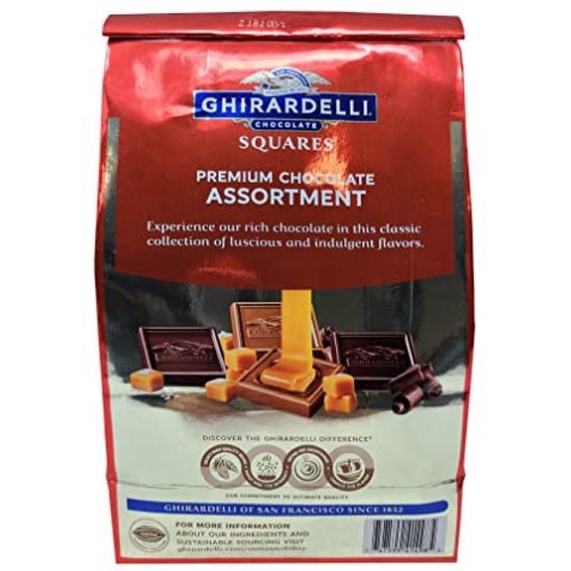 (Mỹ ) Socola đậm chất GHIRADELLI Chocolate Square