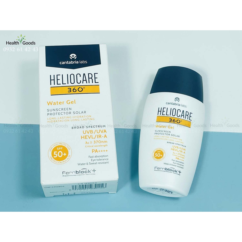 Kem chống nắng Heliocare 360 Water Gel Spf50+ (Mẫu mới )