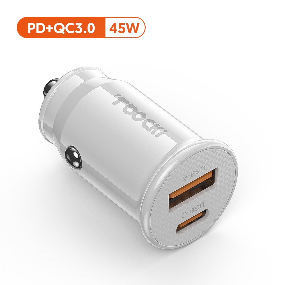 Tẩu sạc nhanh Toocki QC3.0 45W PD cổng USB nhiều loại tùy chọn cho Xiaomi Huawei Samsung