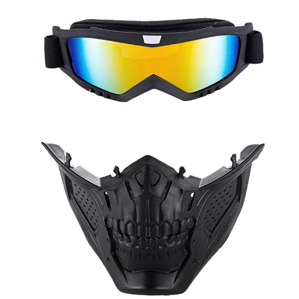 Hãy Để Xe Đạp Trượt Tuyết Helmet Chắn Gió Mùa Đông Tháo Rời Được