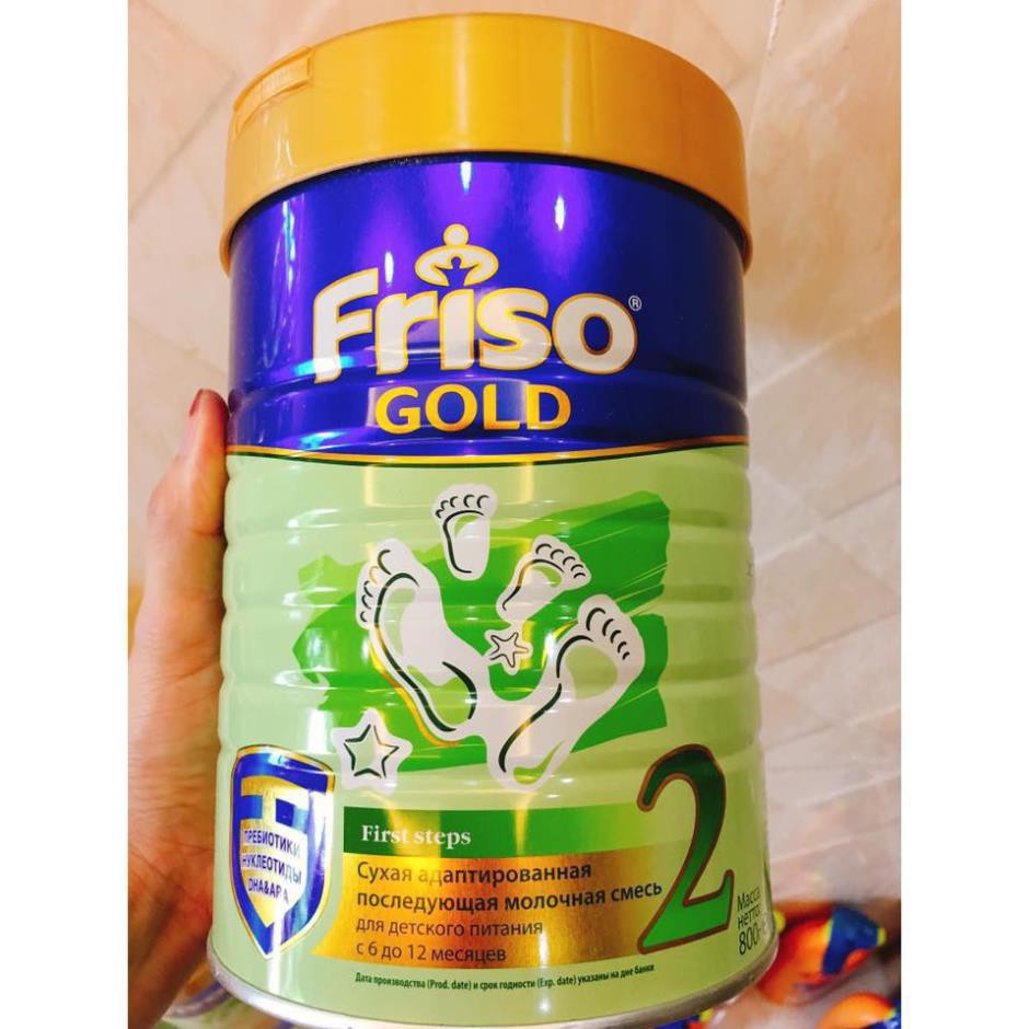 Combo 6 lon Sữa Friso Nga Số 1, lon 800g, Hàng Chuẩn, Giá Tốt Date mới nhất 2022