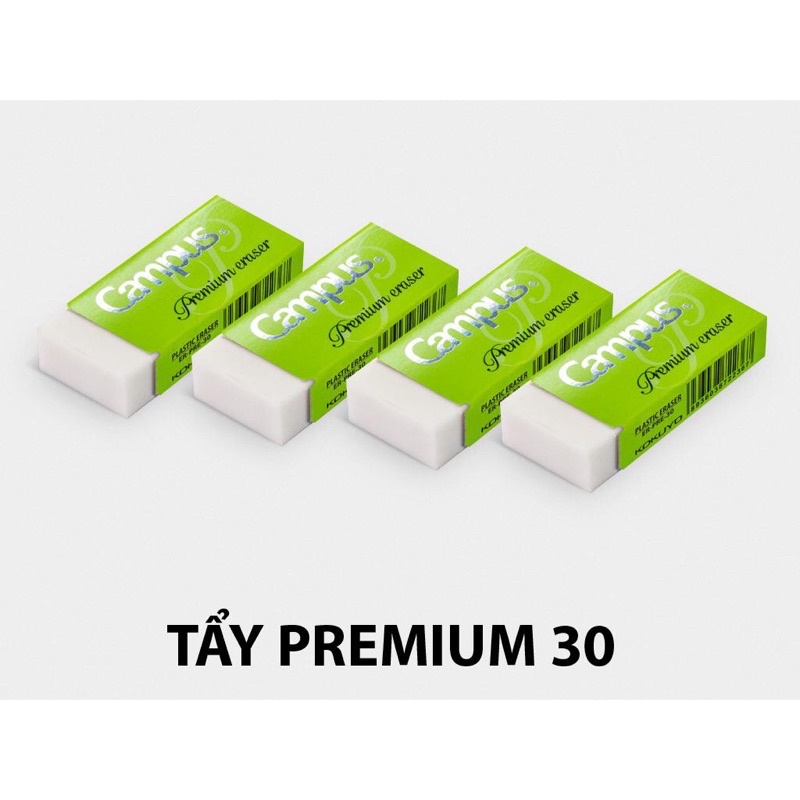 Tẩy Campus Premium Eraser vỏ xanh lá