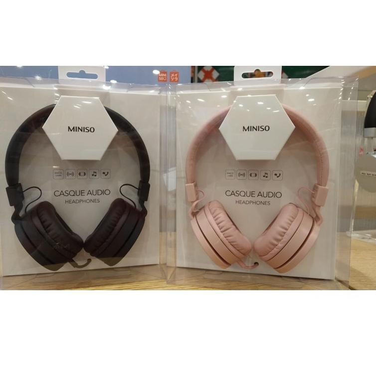 Tai Nghe Nhét Tai Miniso 3wrna M4K4Ci Màu Đen / Hồng / Xanh Dương | BigBuy360 - bigbuy360.vn