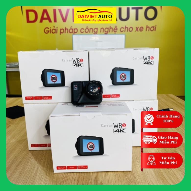 Carcam W8s Cam hành trình đọc biển báo tốc độ giao thông TẠI ĐẠI VIỆT AUTO