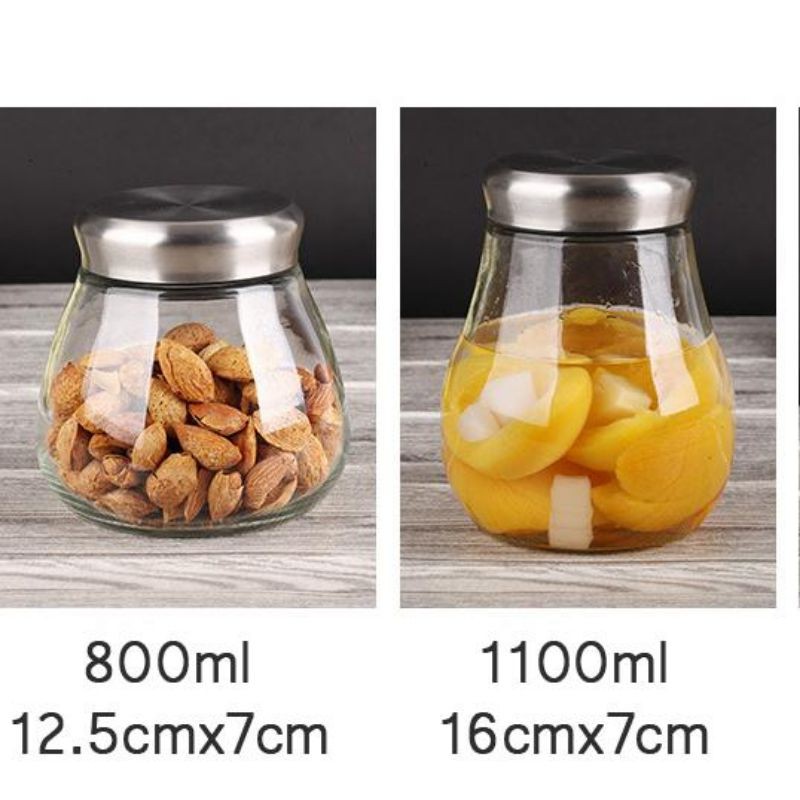 Lọ Hũ Thủy Tinh Cao Cấp Phong Cách Bắc Âu