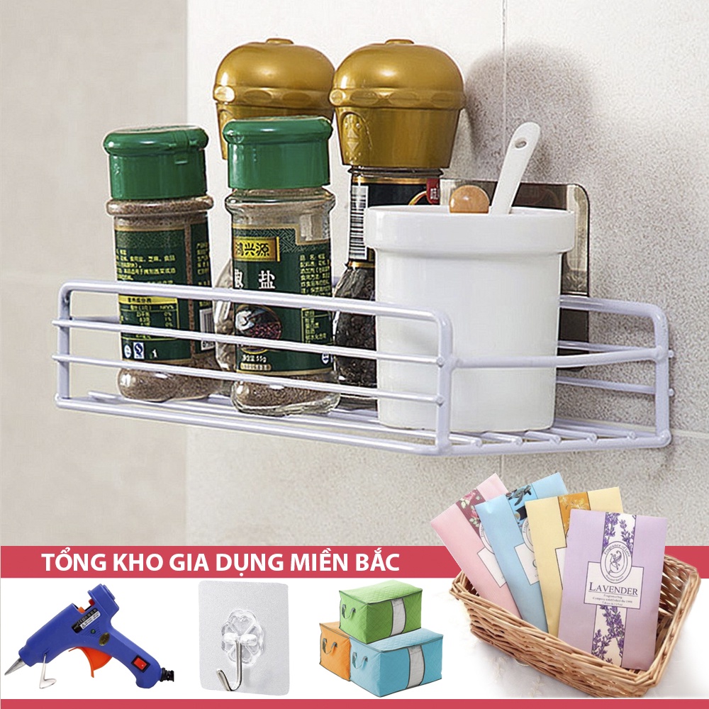 [Tổng Kho Sỉ] Giá Khay Để Đồ Đa Năng Phòng Tắm KHUNG LƯỚI Kim Loại H4 Size Dài 27X11Cm CDS1618