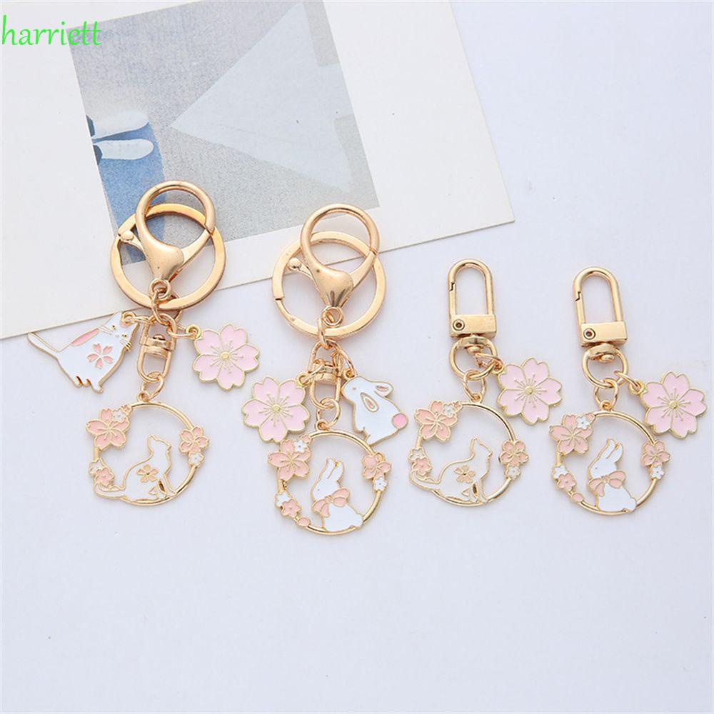 Móc chìa khóa hình cặp đôi Sakura dễ thương