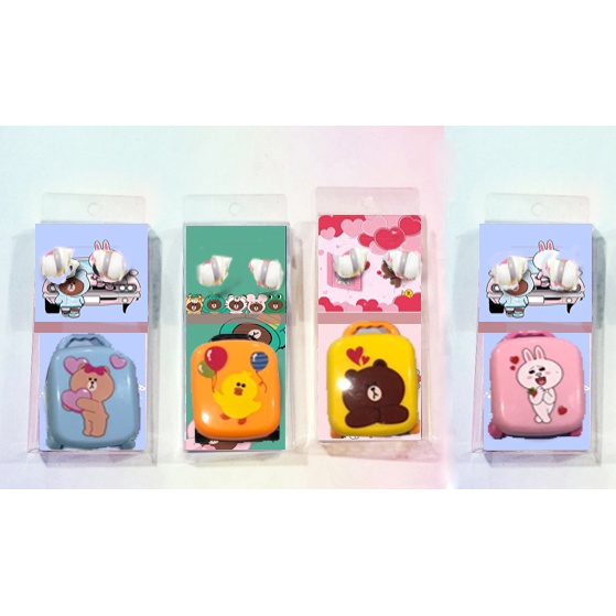 tai nghe gấu brown TNVL2 mi-399 earphone cute dễ thương