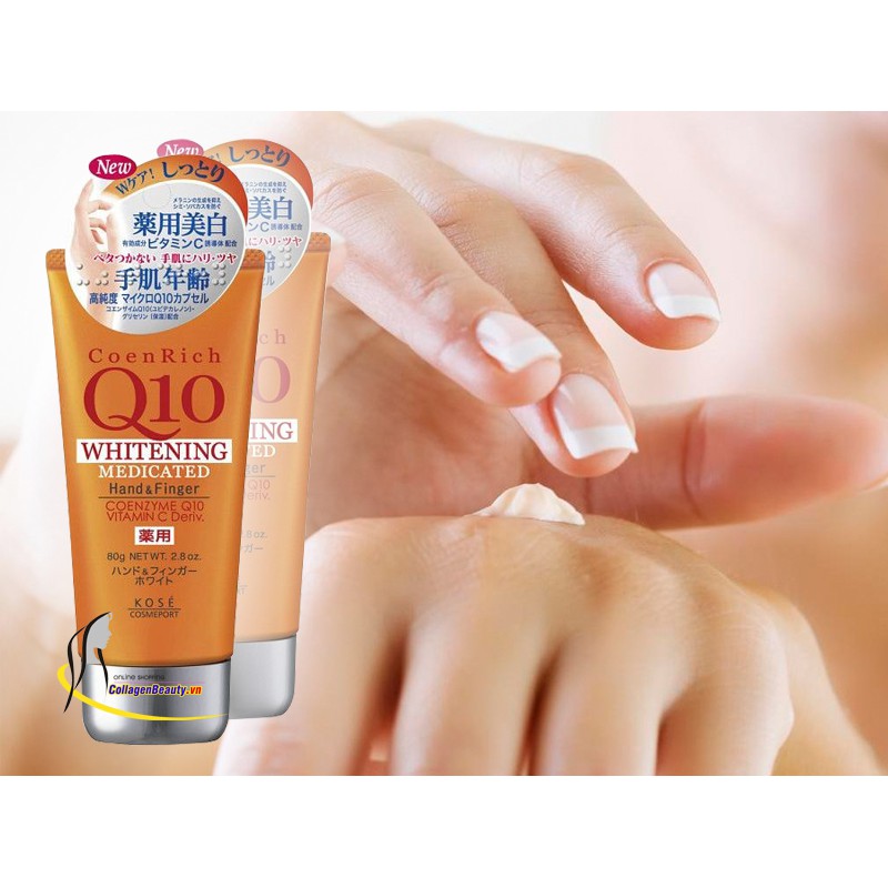 Kem dưỡng da tay Kose Q10 Nhật Bản 🔥 𝑭𝑹𝑬𝑬𝑺𝑯𝑰𝑷 🔥 kem dưỡng ẩm - 80g | BigBuy360 - bigbuy360.vn