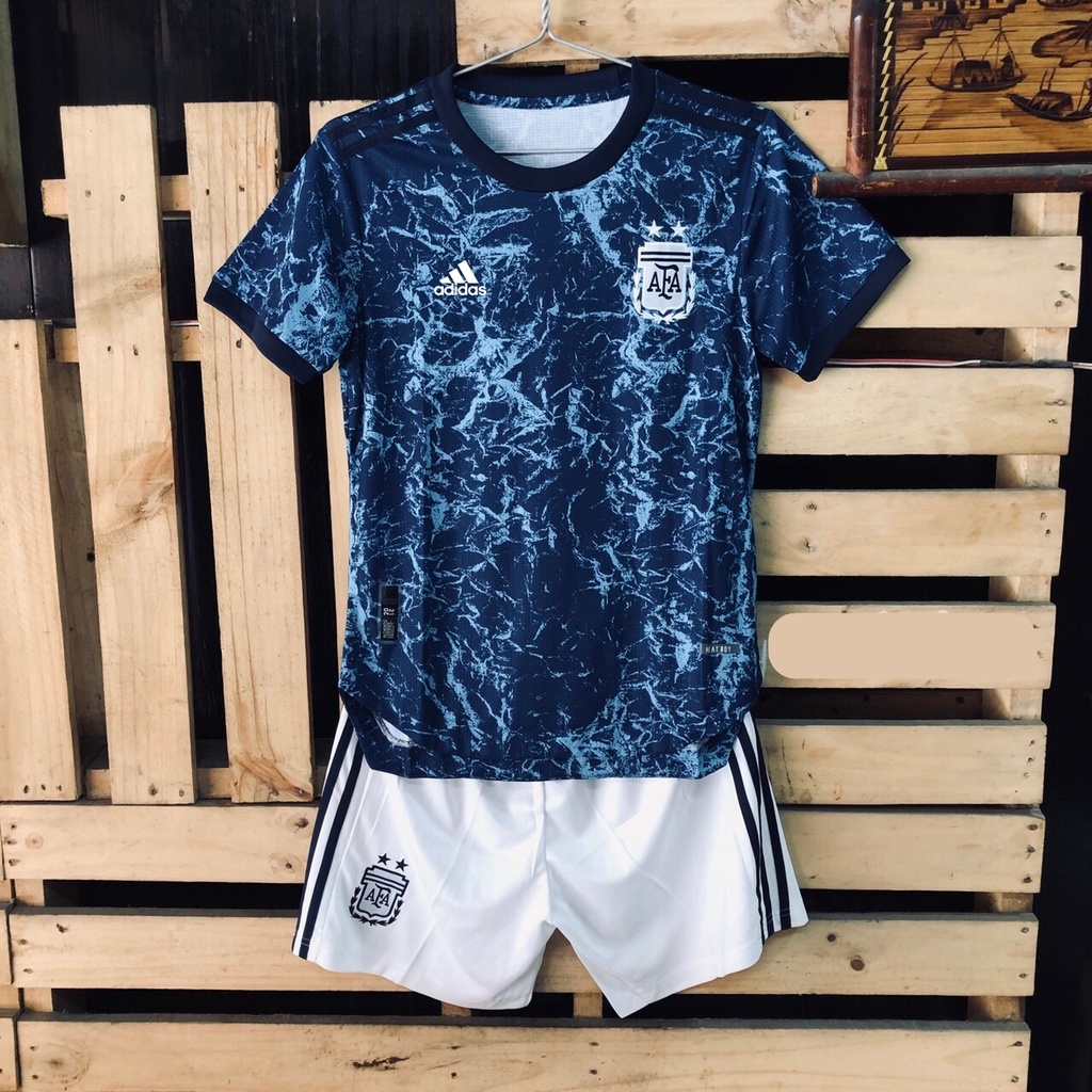 Áo bóng đá Đội Tuyển Argentina-MẪU Mới 2021-Chất Polyeste Thái Cao Cấp