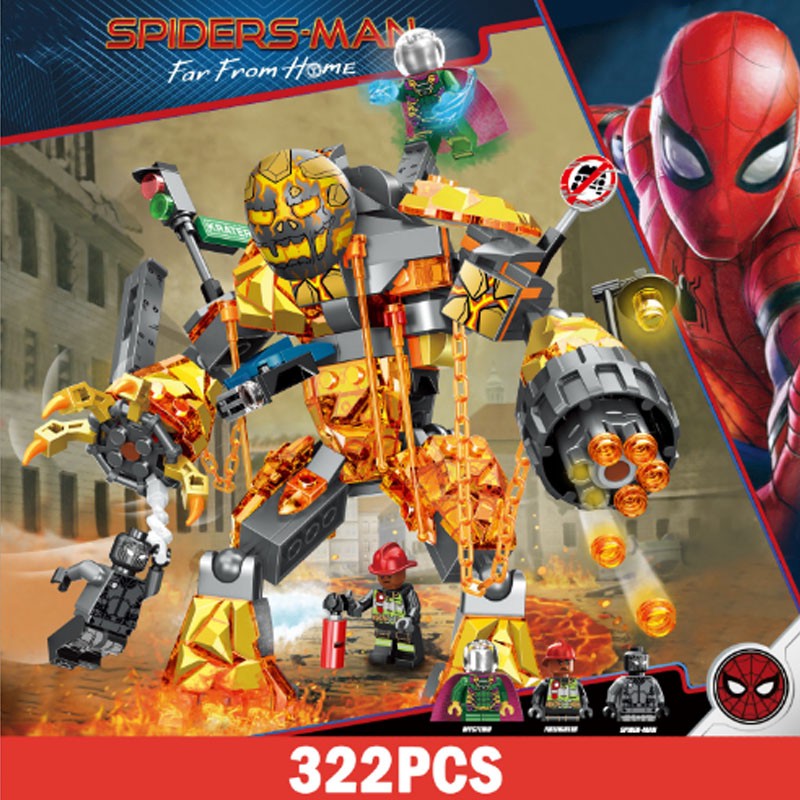 Đồ chơi lắp ráp LEGO hình siêu anh hùng Avengers Spider Man Venom độc đáo