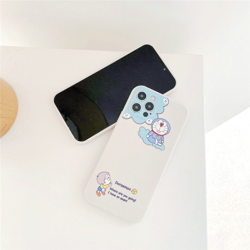 Ốp lưng iphone Doraemon cạnh vuông 5/5s/6/6plus/6s/6splus/7/7plus/8/8plus/x/xr/xs/11/12/pro/max/plus/promax/mini