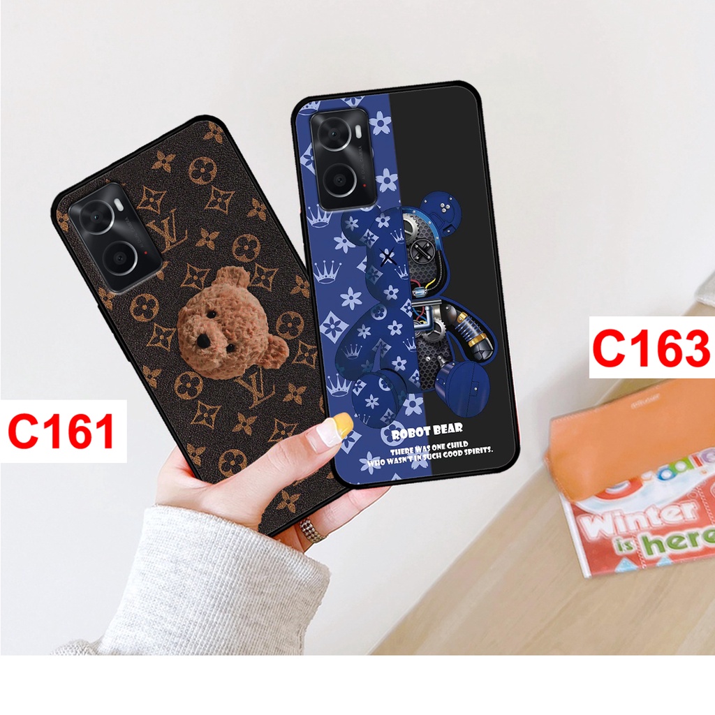 Ốp lưng Oppo A36 - Oppo A76 in hình gấu bearbrick thời trang cao cấp. ốp oppo A36 - A76 rẻ bền đẹp.