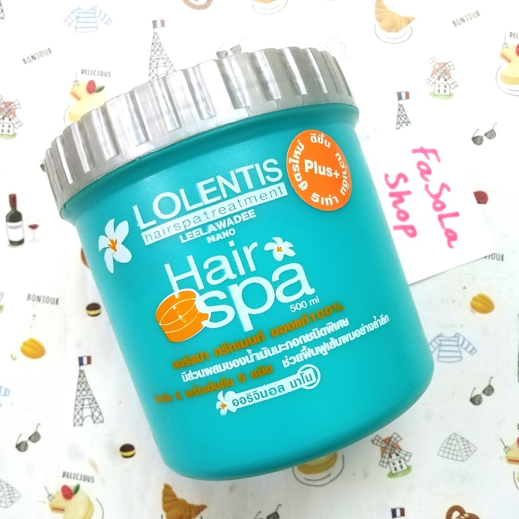 Kem ủ tóc lạnh LOLENTIS HAIR SPA Thái Lan 500ml HAIR SPA TREATMENT LEELAWADEE NANO