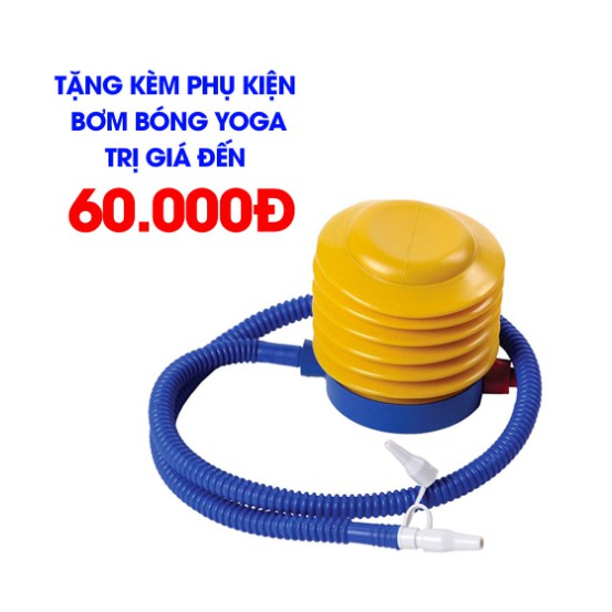 Bóng Tập Yoga Gym Cao Cấp  Bóng Yoga  55cm 65cm75cm Tăng Cường Dẻo Dai cho Mông Đùi Lưng