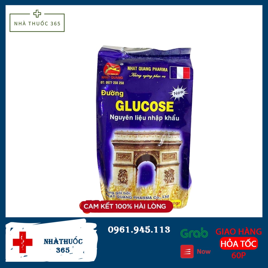Đường glucose cung cấp năng lượng cho cơ thể , thải độc mát gan nguyên liệu nhập khẩu 500gam