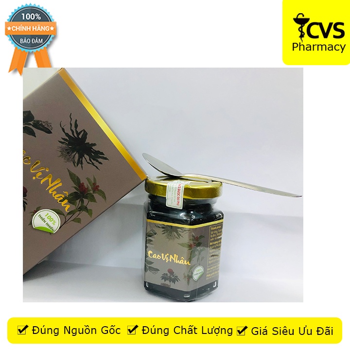 Cao Vị Nhân - Xóa Tan Nỗi Lo  U xơ tử cung, U Nang Buồng Trứng [Hộp 1 lọ Cao Dùng 10 Ngày]