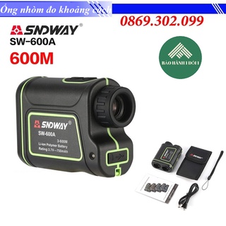 Ống nhòm đo khoảng cách laser SNDWAY SW-600A thiết kế nhỏ gọn, khả năng đo nhanh chóng chính xác
