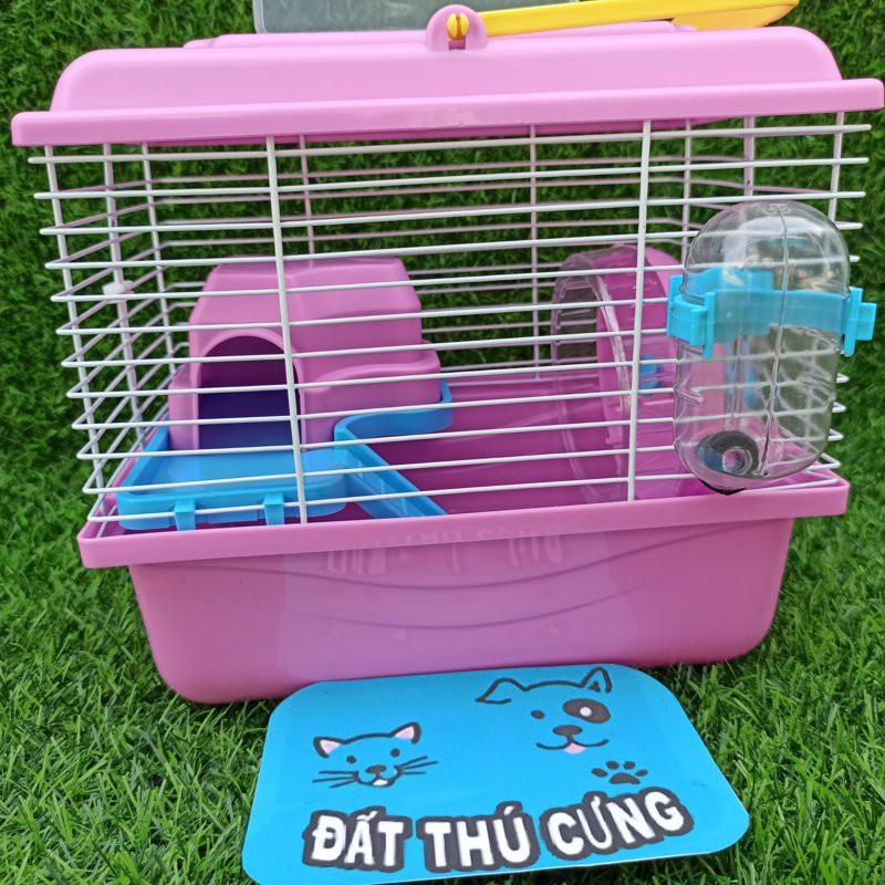 Lồng Hamster hang động 1 tầng Full phụ kiện