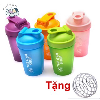 Bình nước, shaker thể thao, tập gym 400ml - minsport