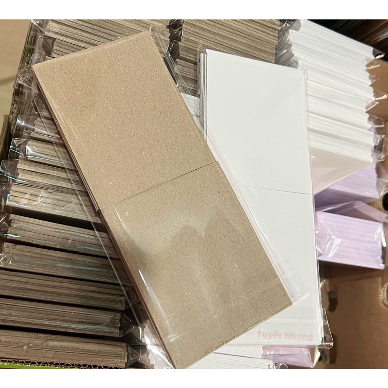 CÓ SẴN Combo 10 Tấm Fomex bìa carton lạnh gói ảnh