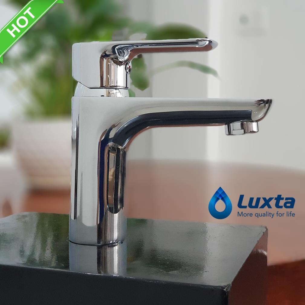 Vòi LAVABO nóng lạnh Luxta L1220 tặng 2 dây cấp, BH 5 năm