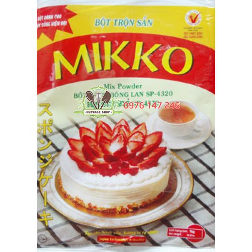 Bột bông lan nướng mikko 4320