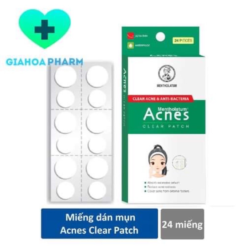 Miếng dán mụn Acnes - Hộp 24 miếng