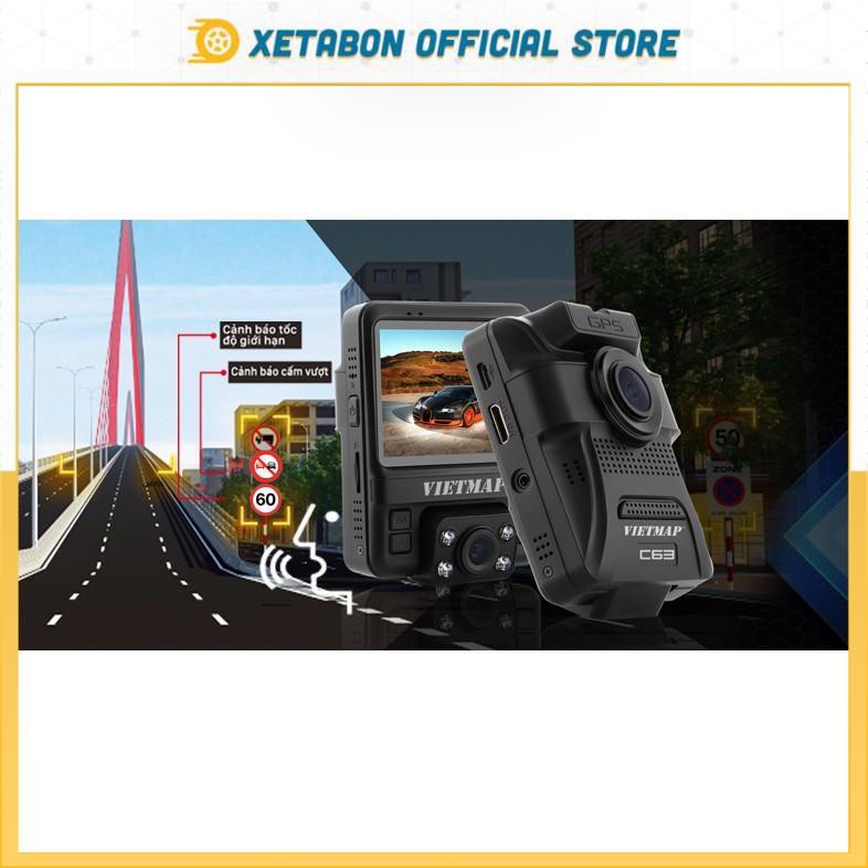 Camera hành trình VietMap C63 Ghi Hình Cùng Lúc Trước & Trong xe, Cảnh Báo Giao Thông Bằng Giọng Nói + Thẻ 32GB | BigBuy360 - bigbuy360.vn