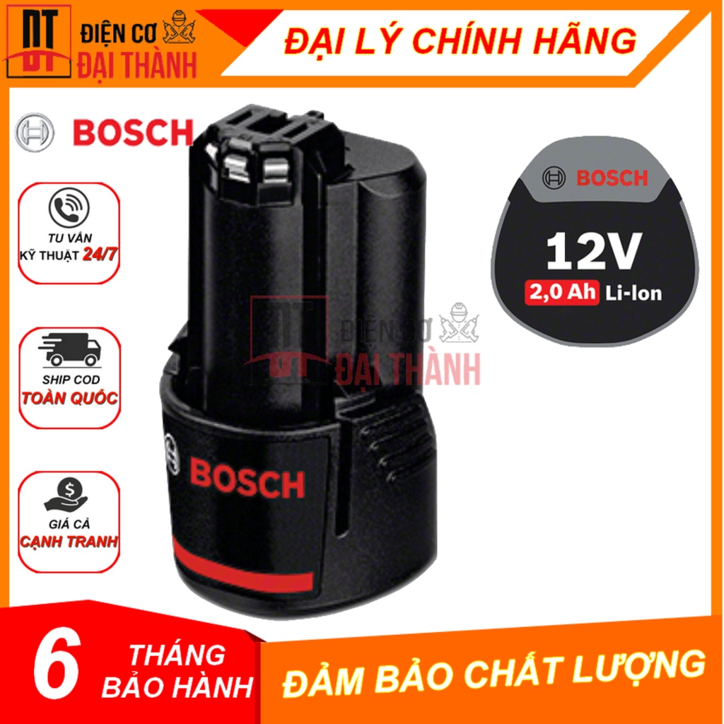 Pin 12V 2.0Ah Bosch 1600A00F6X