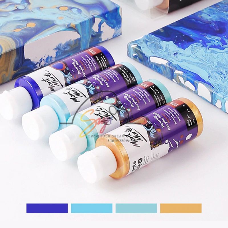 Mont Marte Premium Pouring Acrylic Paint, Màu Acrylic Pouring đăng lần 1/2
