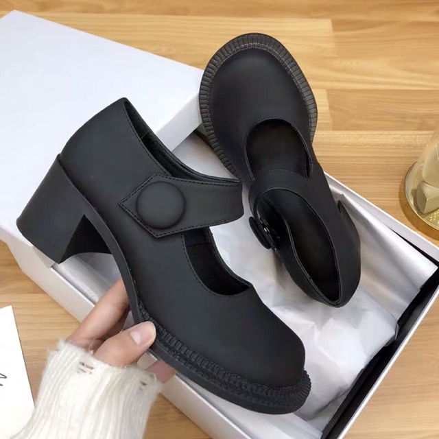 GIÀY ULLZANG VINTAGE GÓT VUÔNG PHONG CÁCH CỔ ĐIỂN LOLITA PHÁP - GIÀY CAO GÓT VUÔNG GIÁ RẺ