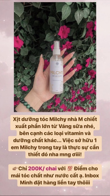 MILCHY Hair Mist - Xịt Dưỡng Tóc Váng Sữa | BigBuy360 - bigbuy360.vn